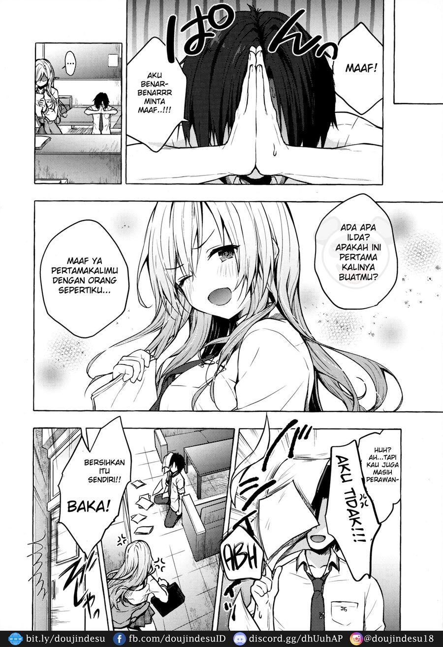 Gyaru Yuina-chan to Ecchi -Kataomoi no Kanojo ga Boku ni Sekimen!?- Chapter 1