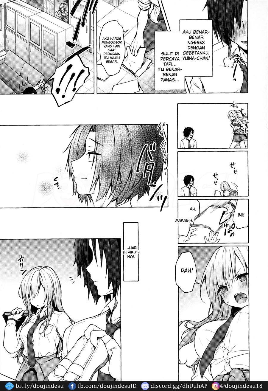 Gyaru Yuina-chan to Ecchi -Kataomoi no Kanojo ga Boku ni Sekimen!?- Chapter 1