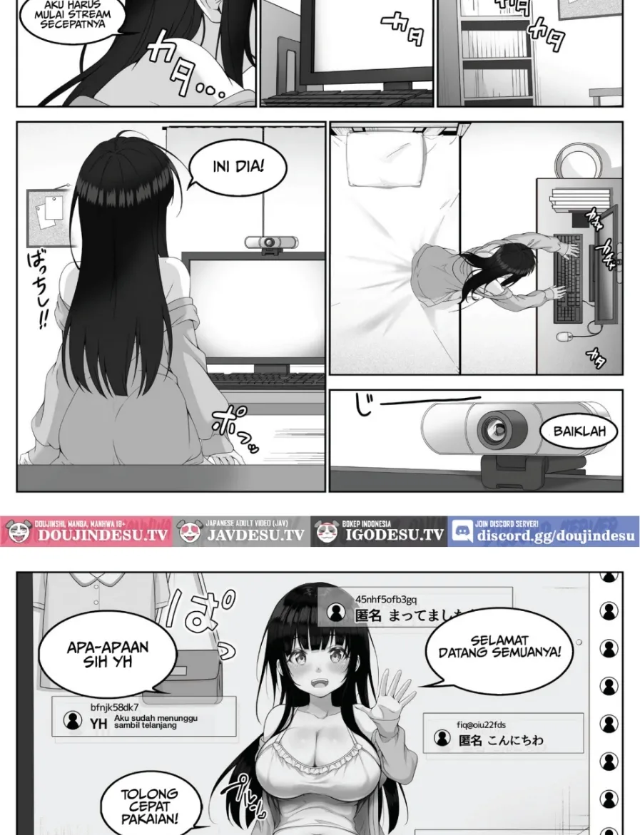 Haishinsha #Seiso Kanojo wa Kairaku ni Taerarenai Chapter 1