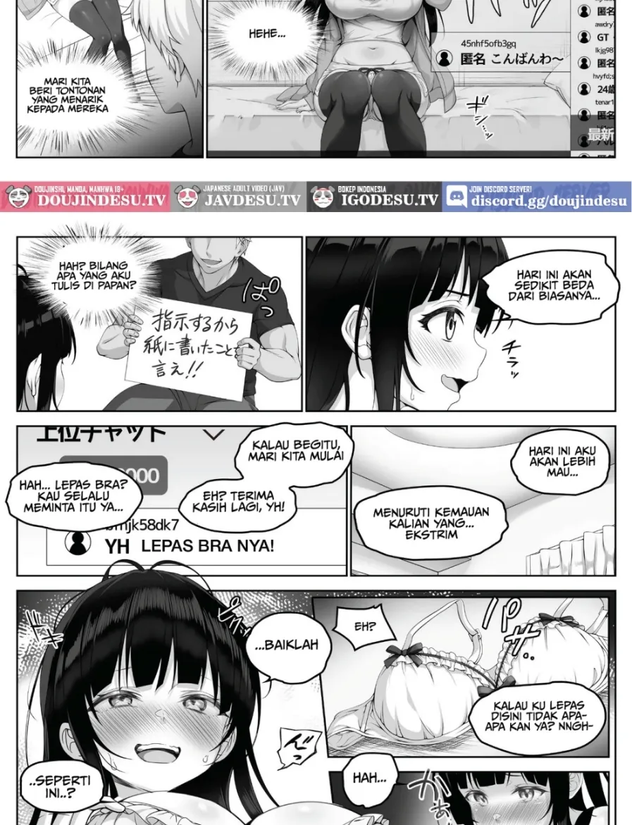 Haishinsha #Seiso Kanojo wa Kairaku ni Taerarenai Chapter 1