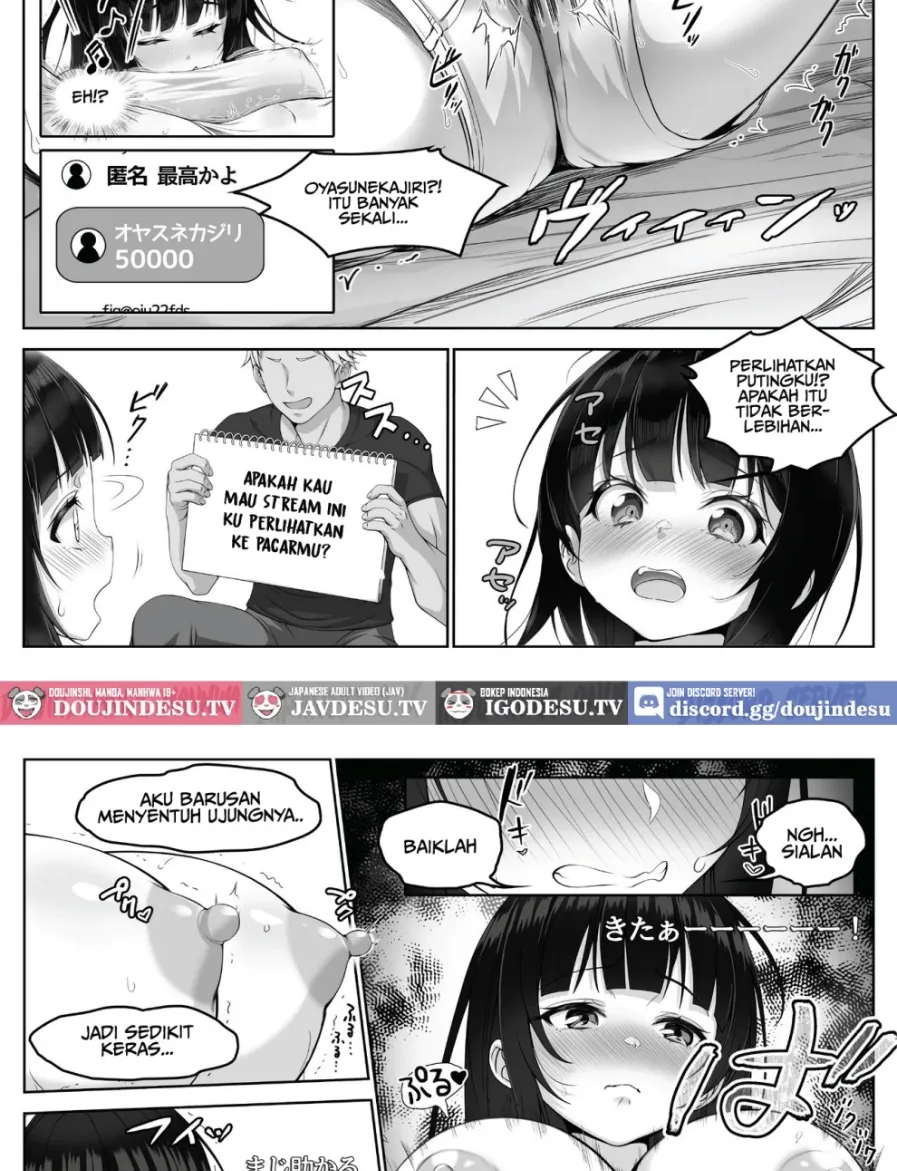 Haishinsha #Seiso Kanojo wa Kairaku ni Taerarenai Chapter 1