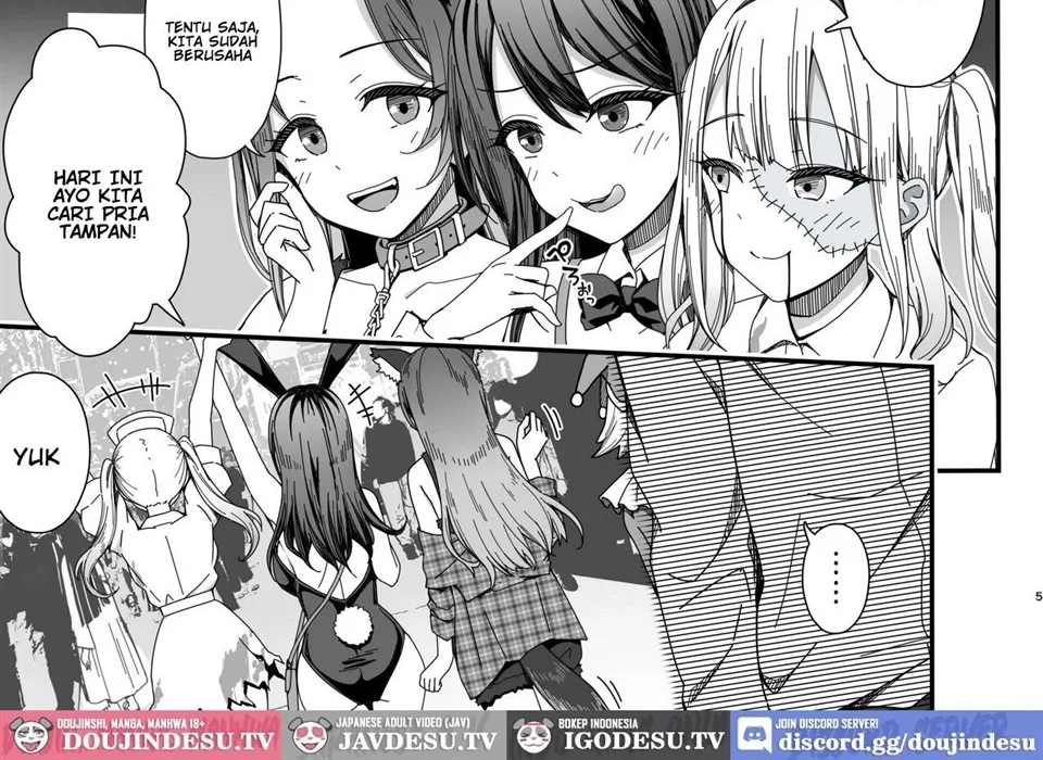 Halloween de Ukareta Gal-tachi ni Saimin Seisai o!! Chapter 1