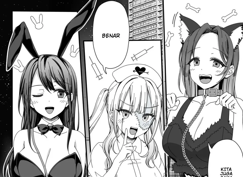 Halloween de Ukareta Gal-tachi ni Saimin Seisai o!! Chapter 1