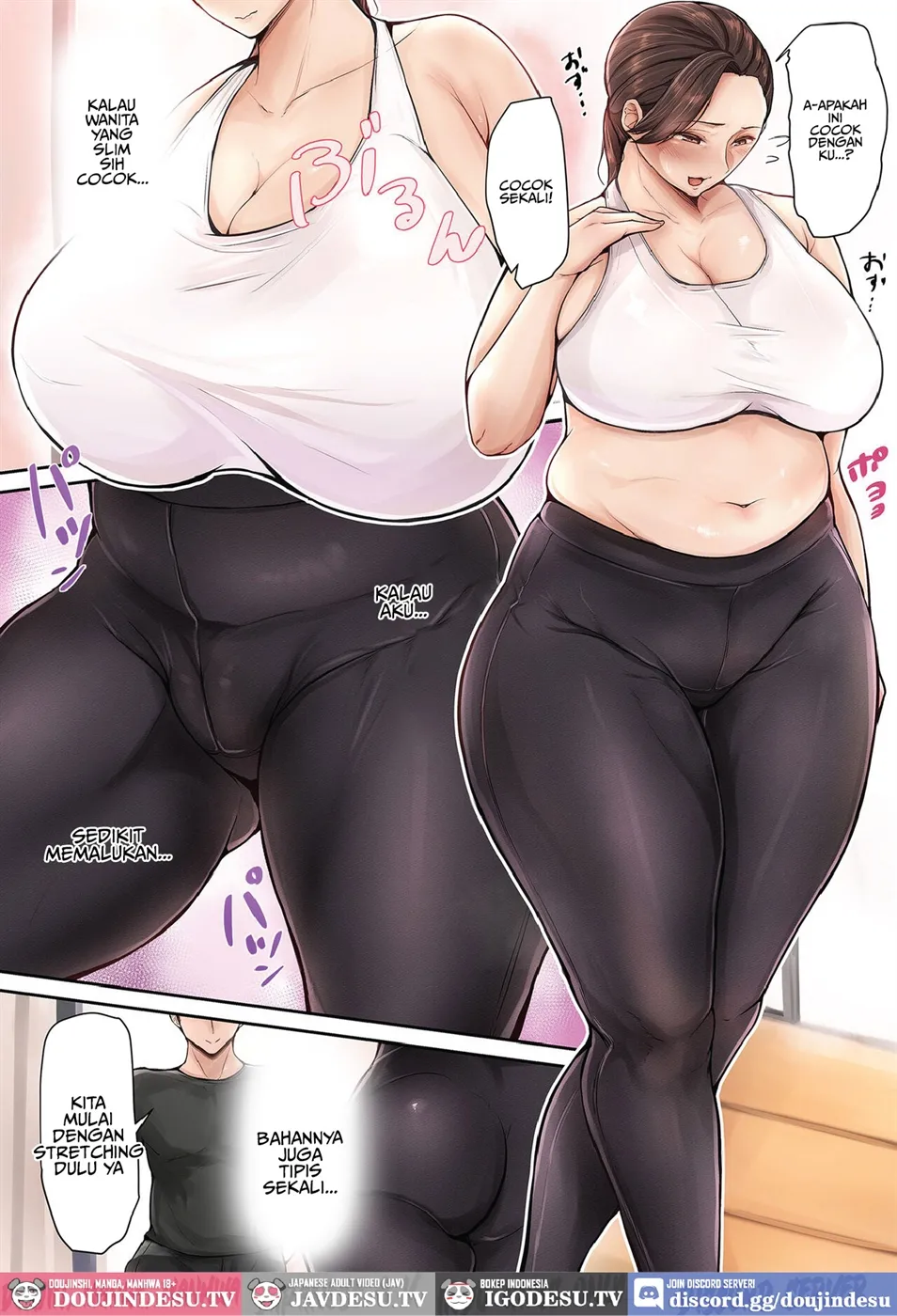 Hitozuma Chishuu Zetsurin Trainer no Nakadashi Stretch Chapter 1