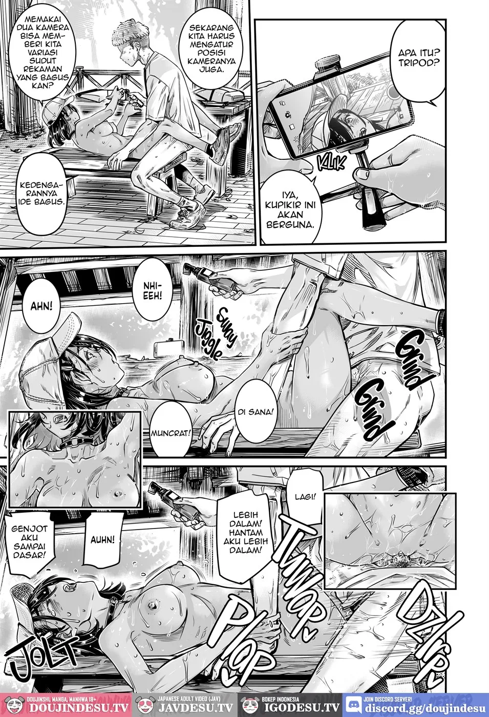 Hiyake no Bitch Shoujo wa, Doutei no Senpai o Yagai Sex ni Sasou Chapter 2
