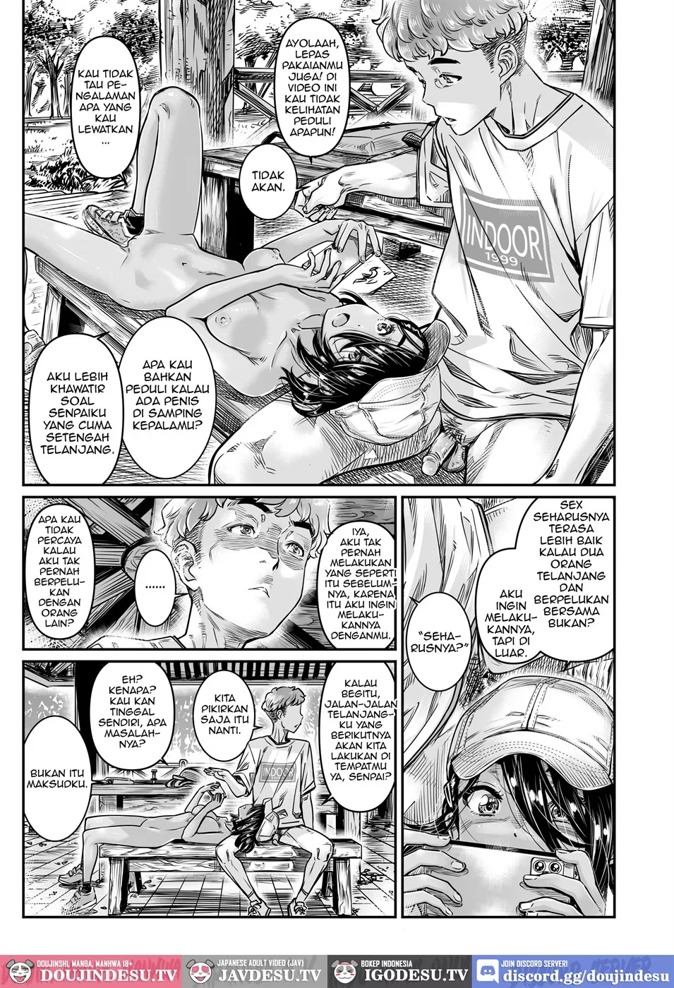 Hiyake no Bitch Shoujo wa, Doutei no Senpai o Yagai Sex ni Sasou Chapter 2