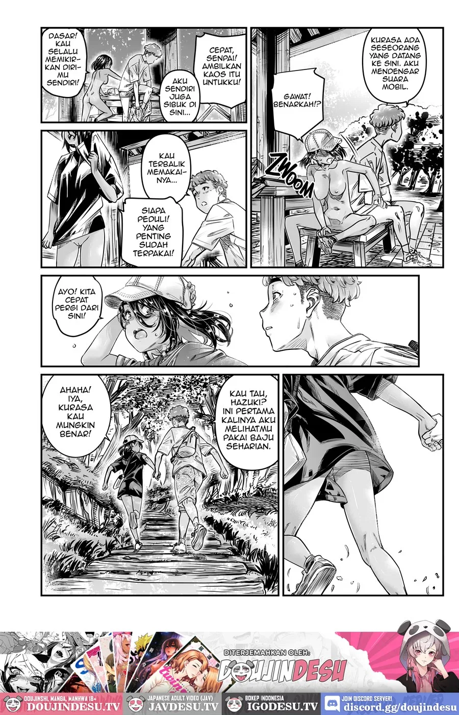 Hiyake no Bitch Shoujo wa, Doutei no Senpai o Yagai Sex ni Sasou Chapter 2
