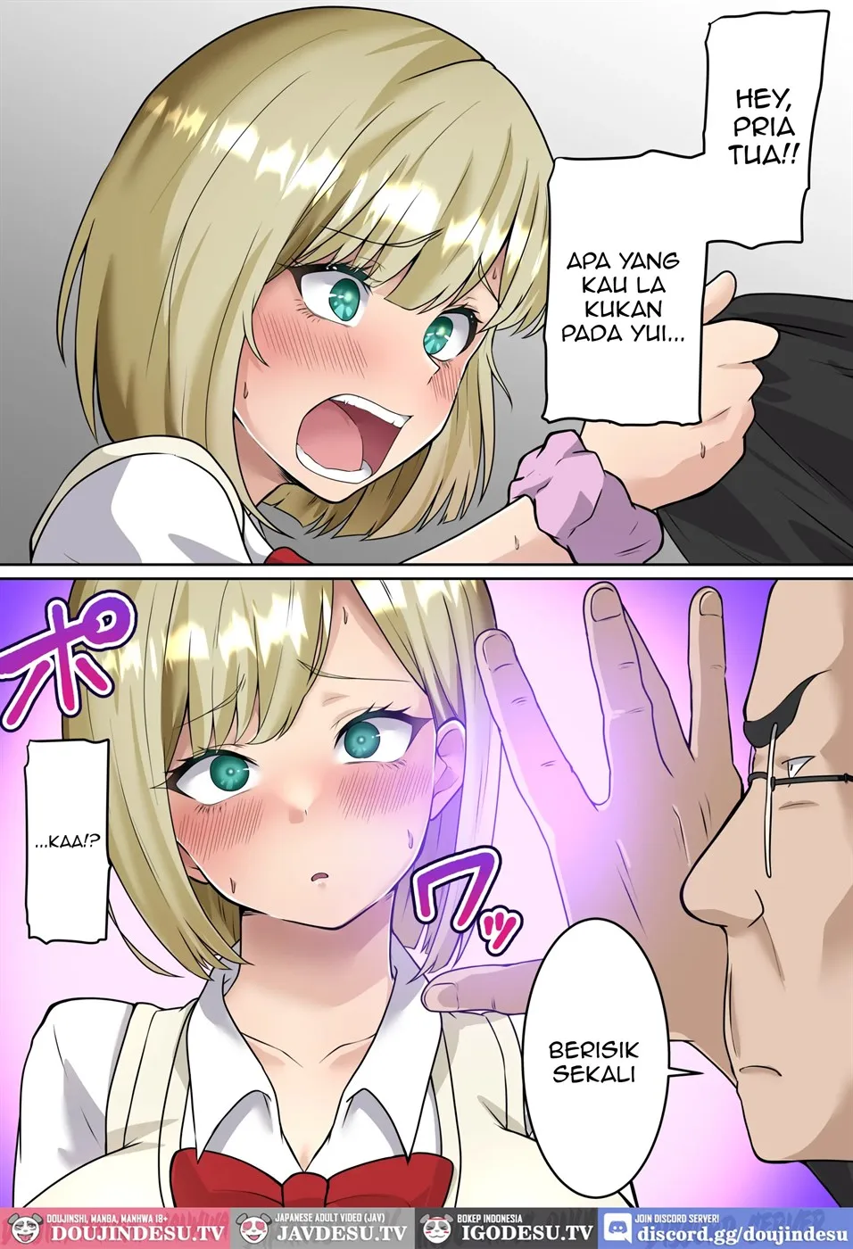 Isekai Kaeri no Chuunen Oyaji ga Gal JK-tachi ni Chikan Enzai o Fukkakerareta node Saimin Mahou de Shikaeshi suru Hanashi Zenpen Chapter 1