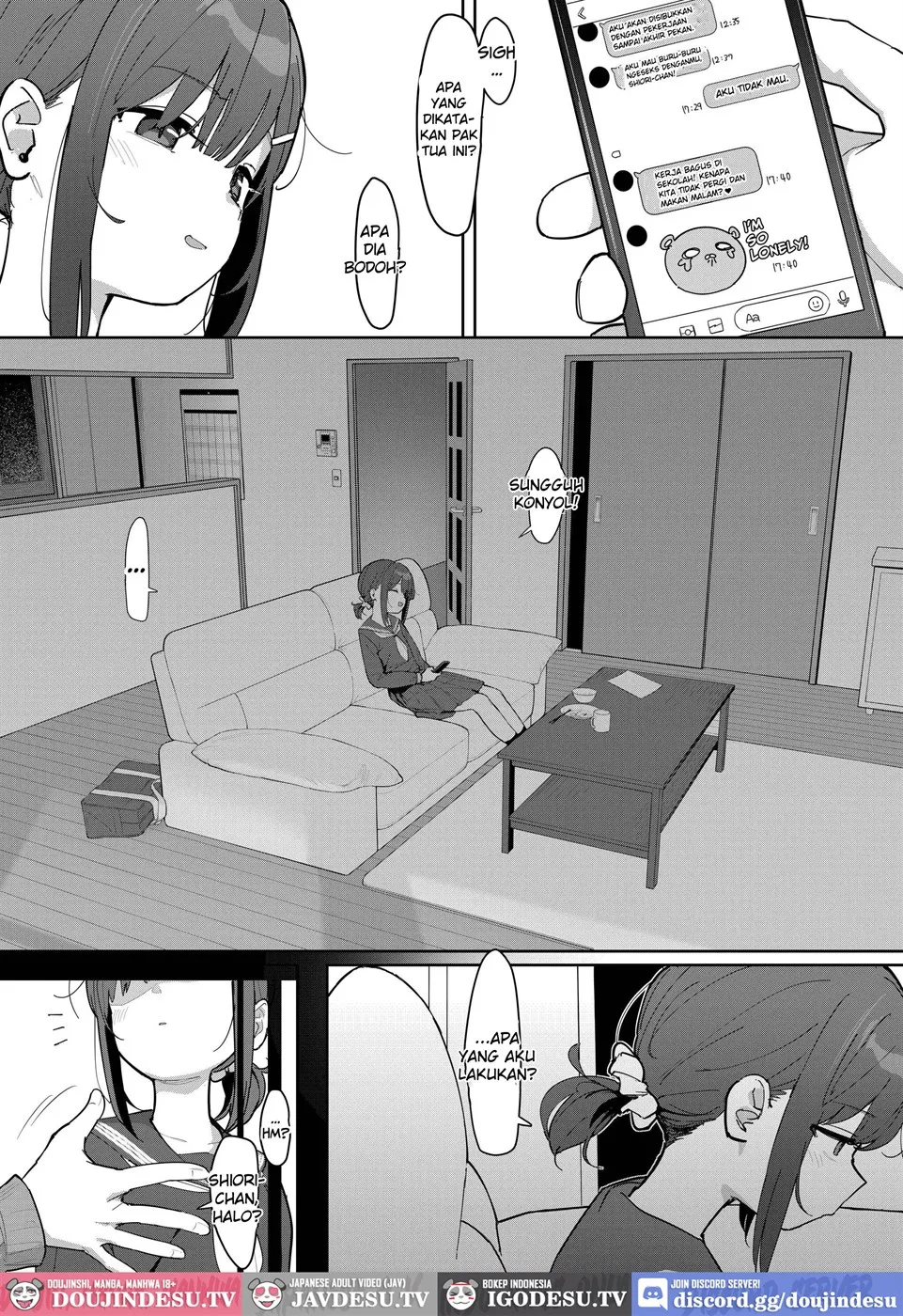 JC Shiori-chan, Kuzu Oji ni Kawareru Chapter 1