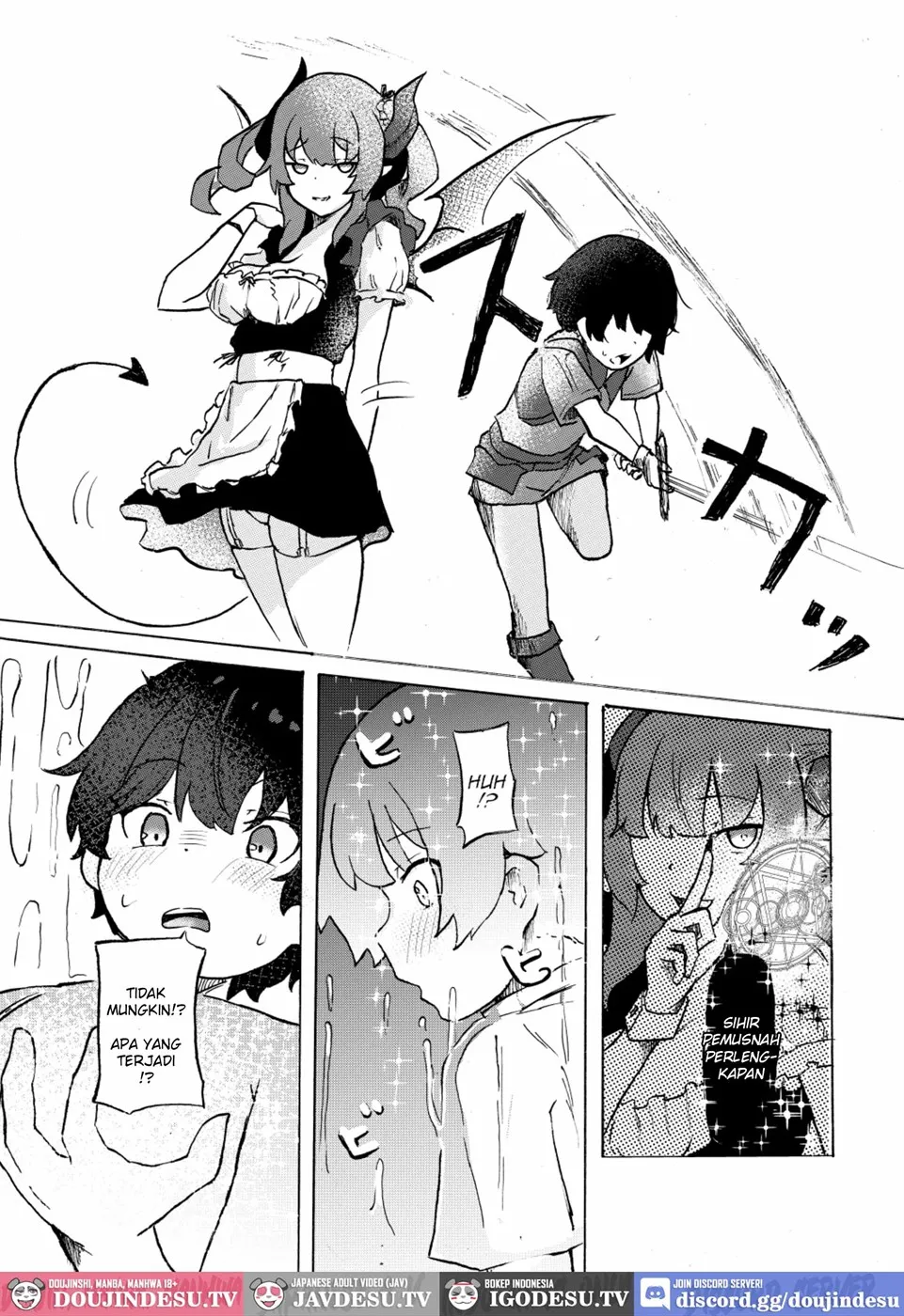 Joukyuu Succubus ni Shoshinsha Gari sare Keikenchi o Shiboritorareru Ohanashi Chapter 1