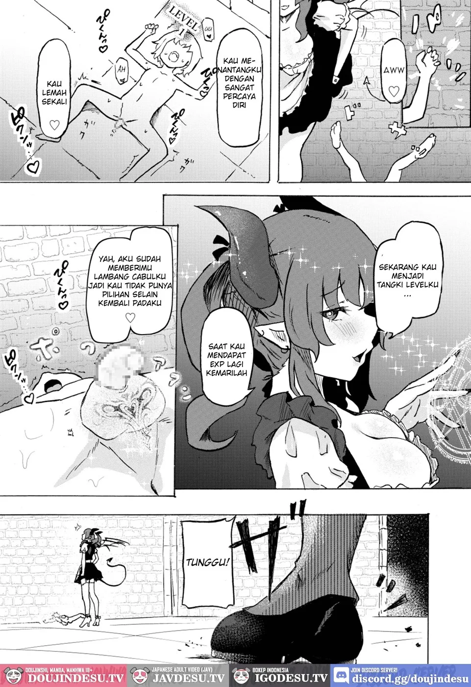 Joukyuu Succubus ni Shoshinsha Gari sare Keikenchi o Shiboritorareru Ohanashi Chapter 1