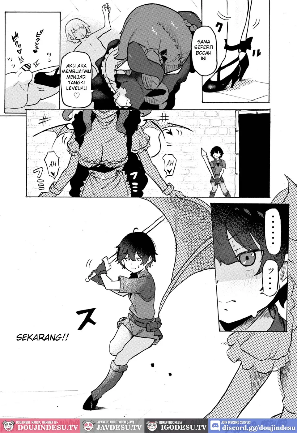 Joukyuu Succubus ni Shoshinsha Gari sare Keikenchi o Shiboritorareru Ohanashi Chapter 1