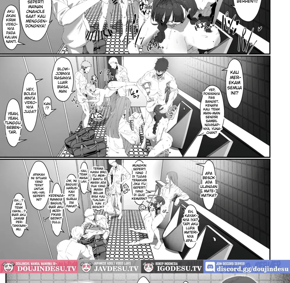 Koko de no Ohanashi wa Subete Mousou desu!! Jimi Kyonyuu Megane-chan to Mekakure Kyonyuu Gal-chan Futari no Yoru no Mousou Waidan Chapter 1
