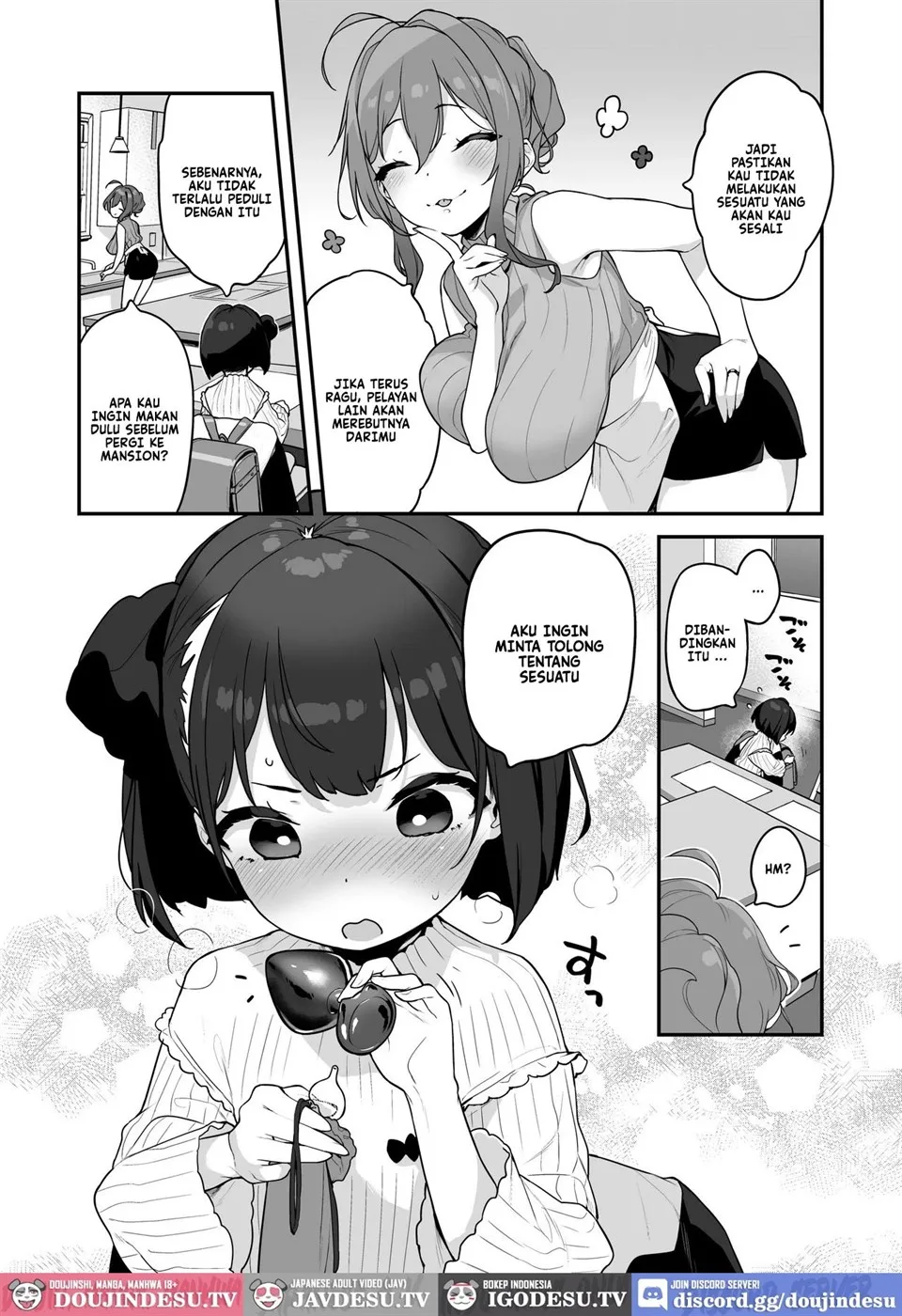 Komomo wa Goshujinsama Senyo no Ryoana Nikubenki Loli Maid Chapter 1