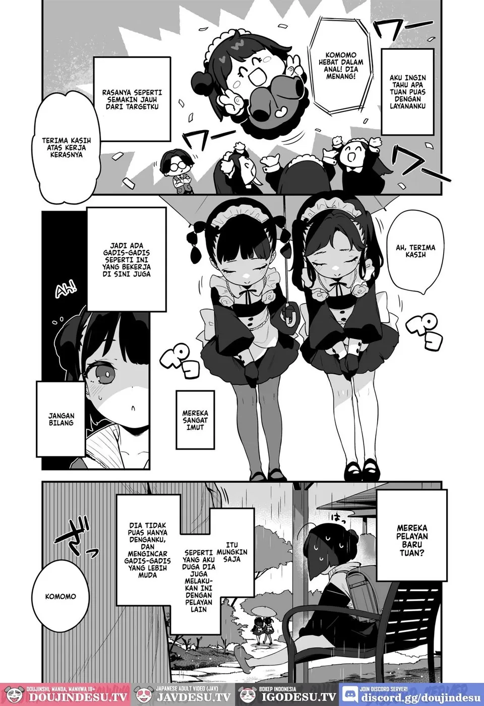 Komomo wa Goshujinsama Senyo no Ryoana Nikubenki Loli Maid Chapter 1