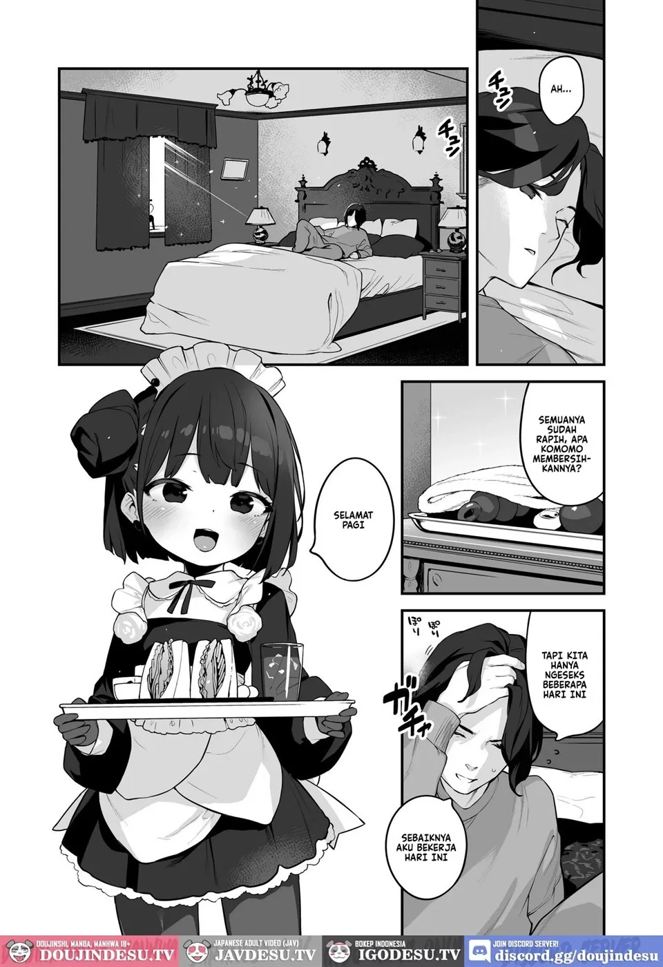 Komomo wa Goshujinsama Senyo no Ryoana Nikubenki Loli Maid Chapter 1