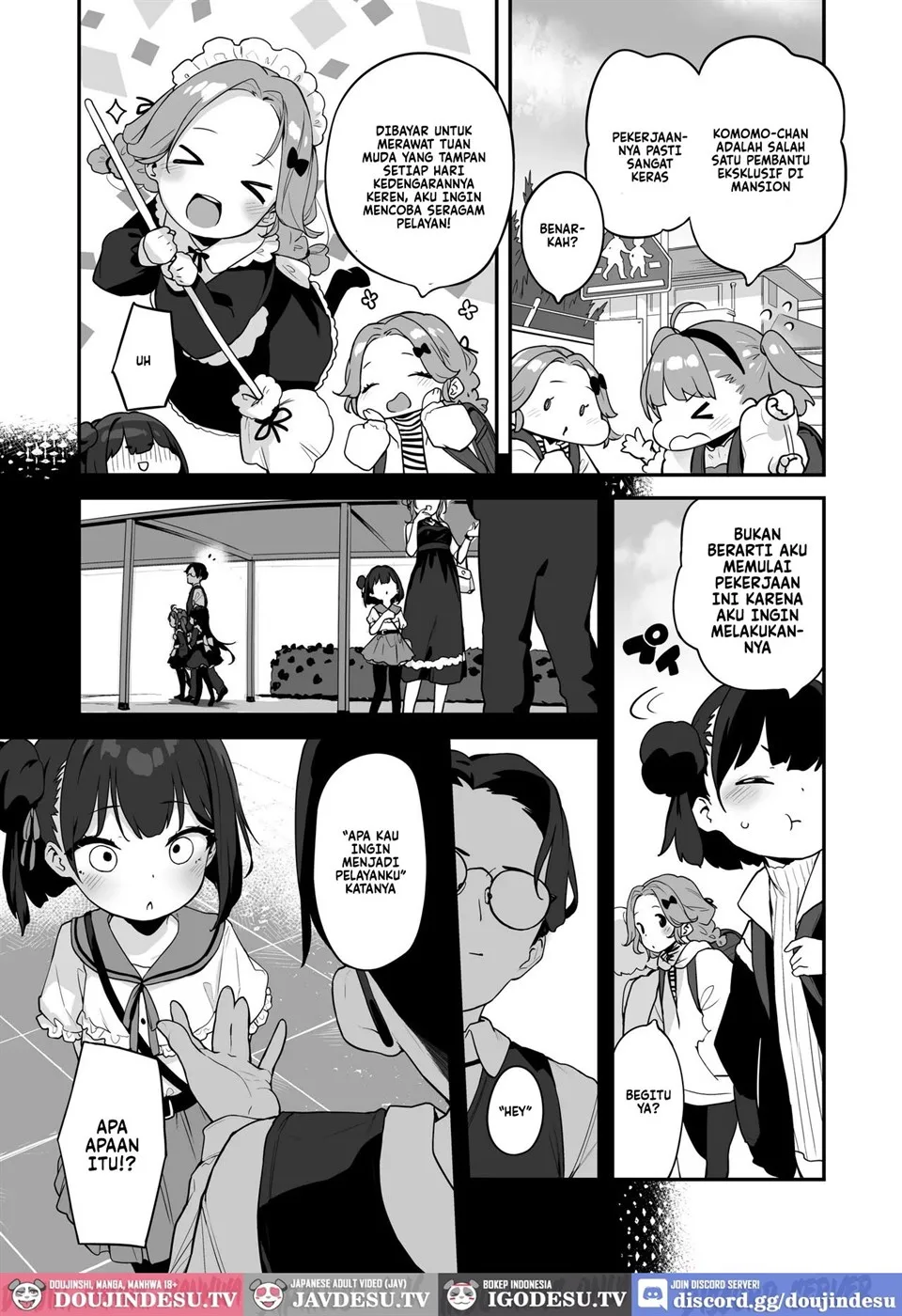 Komomo wa Goshujinsama Senyo no Ryoana Nikubenki Loli Maid Chapter 1
