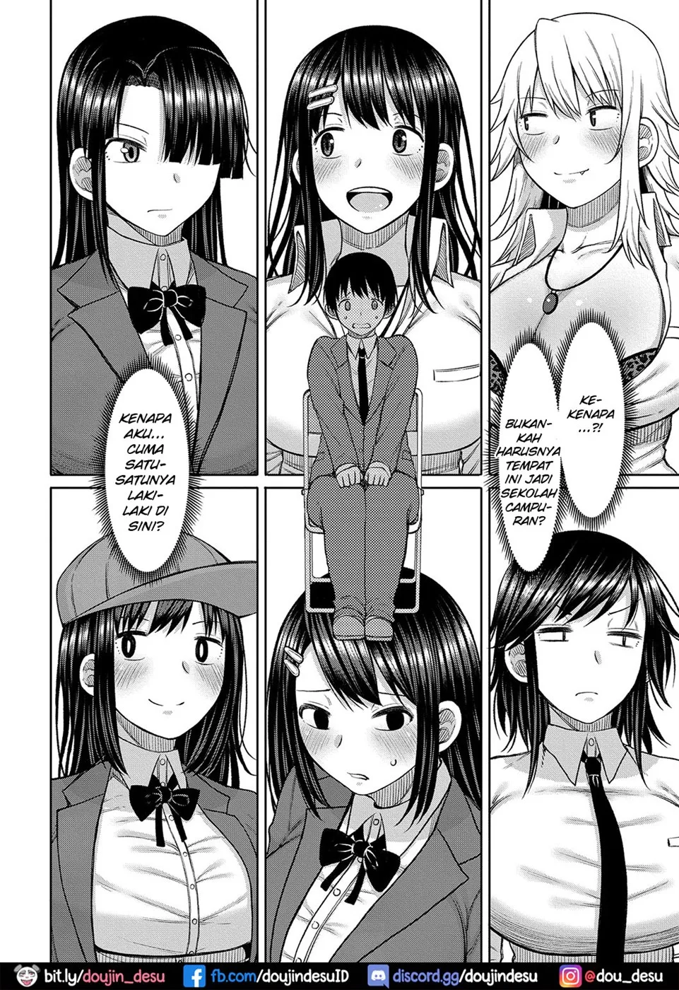 Kotoshi kara Kyougaku no Gakkou ni Nyuugaku shitara Otoko ga Boku dake datta Chapter 1
