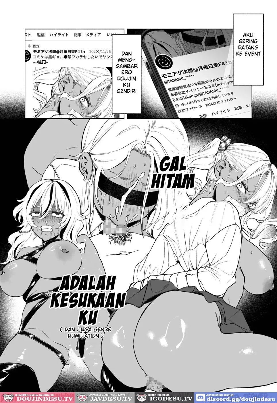 Kuro Gal Kyonyuu Gimai wa Boku o Yasashiku Sakusei Shitai Chapter 1