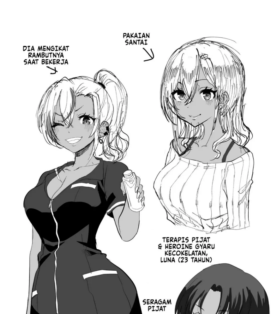 Kurogal Men-esthe Jou ga Yarasetekureru Hanashi Chapter 1