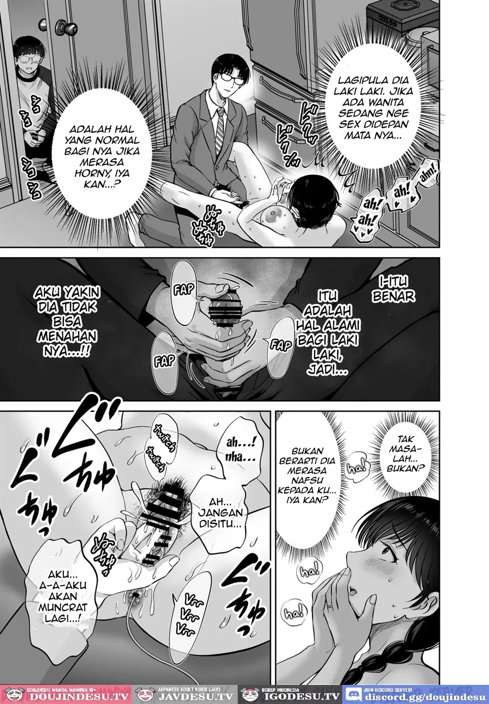 Kyonyuu Kaa-san ga Boku no Me mo Mae de Chapter 1