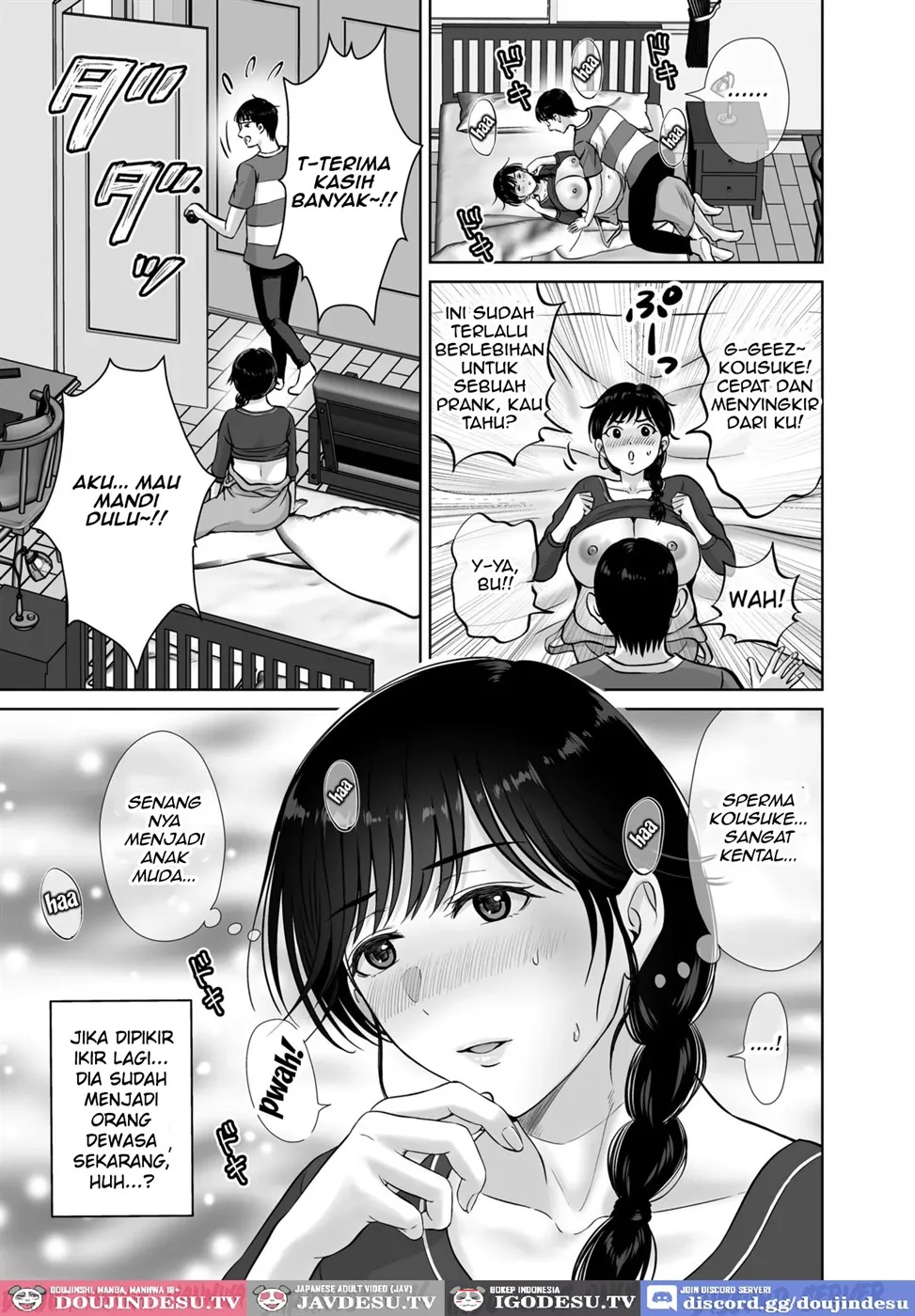 Kyonyuu Kaa-san ga Boku no Me mo Mae de Chapter 2