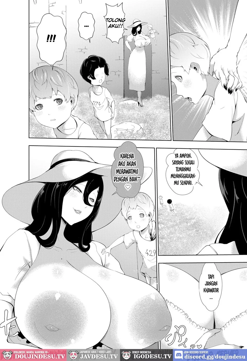 Kyoonna no Shima Shota no Kyousei Shibo sei ~Hasshaku-sama to Akaoni-hen~ Chapter 1