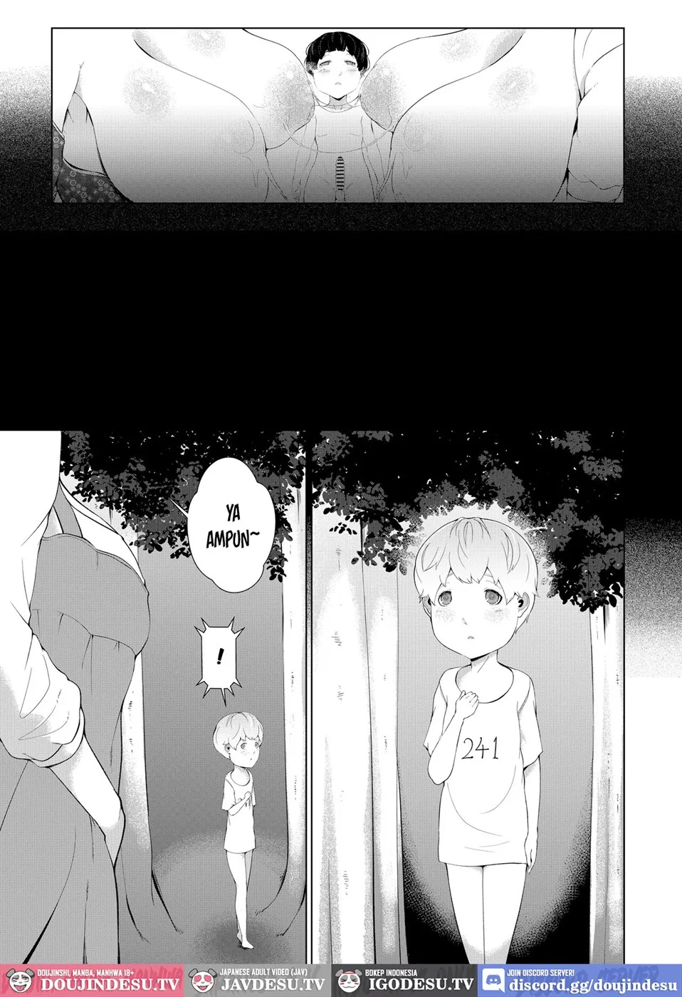 Kyoonna no Shima Shota no Kyousei Shibo sei ~Hasshaku-sama to Akaoni-hen~ Chapter 1