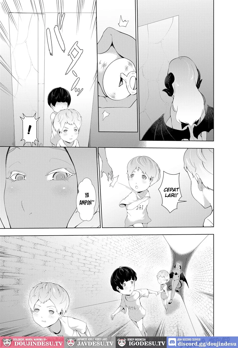 Kyoonna no Shima Shota no Kyousei Shibo sei ~Hasshaku-sama to Akaoni-hen~ Chapter 1