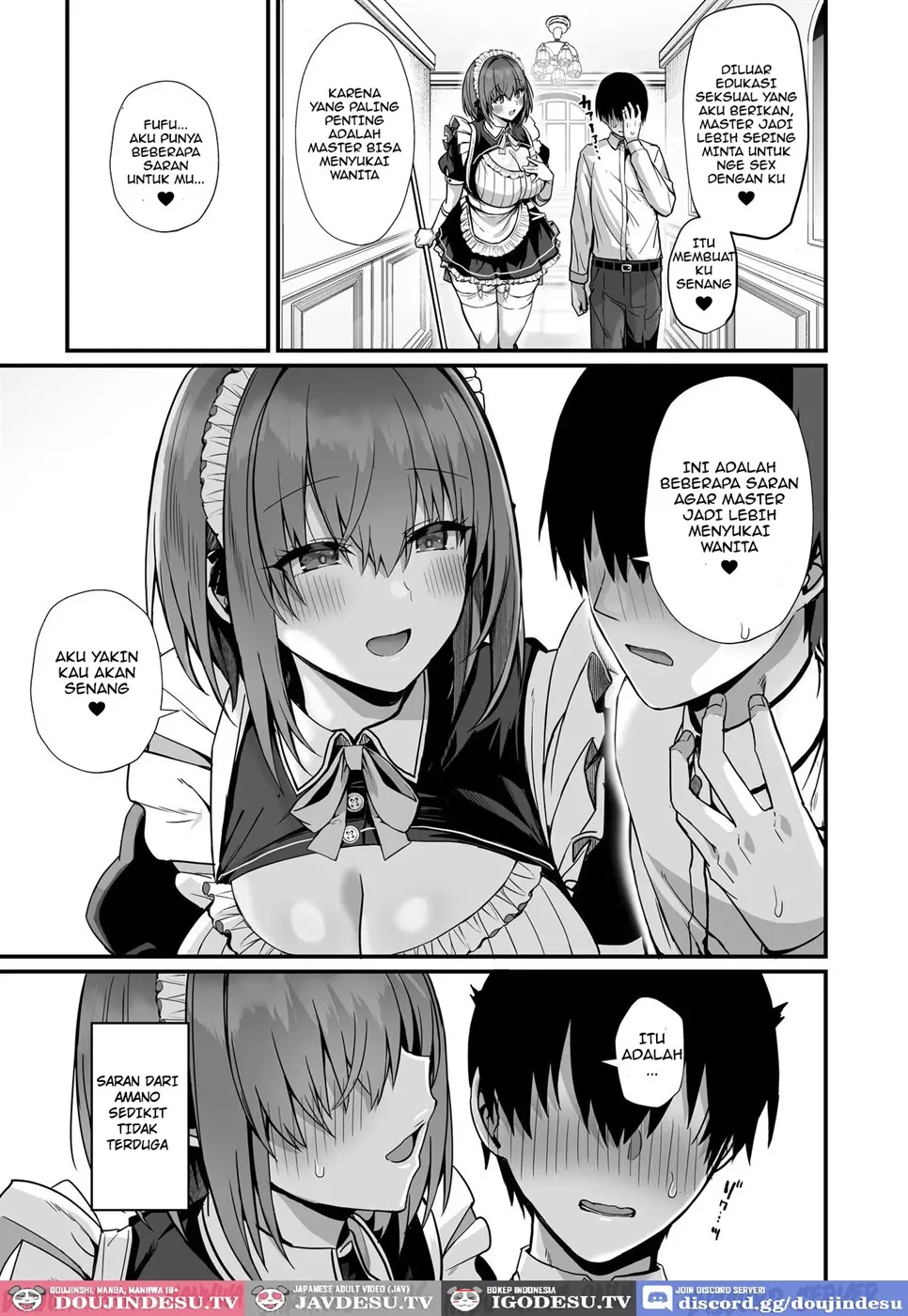 Love Maid -Yasashikute Amaama na Kyonyuu Ero Maid San to SEX Shimakuru Ohanashi- Chapter 1