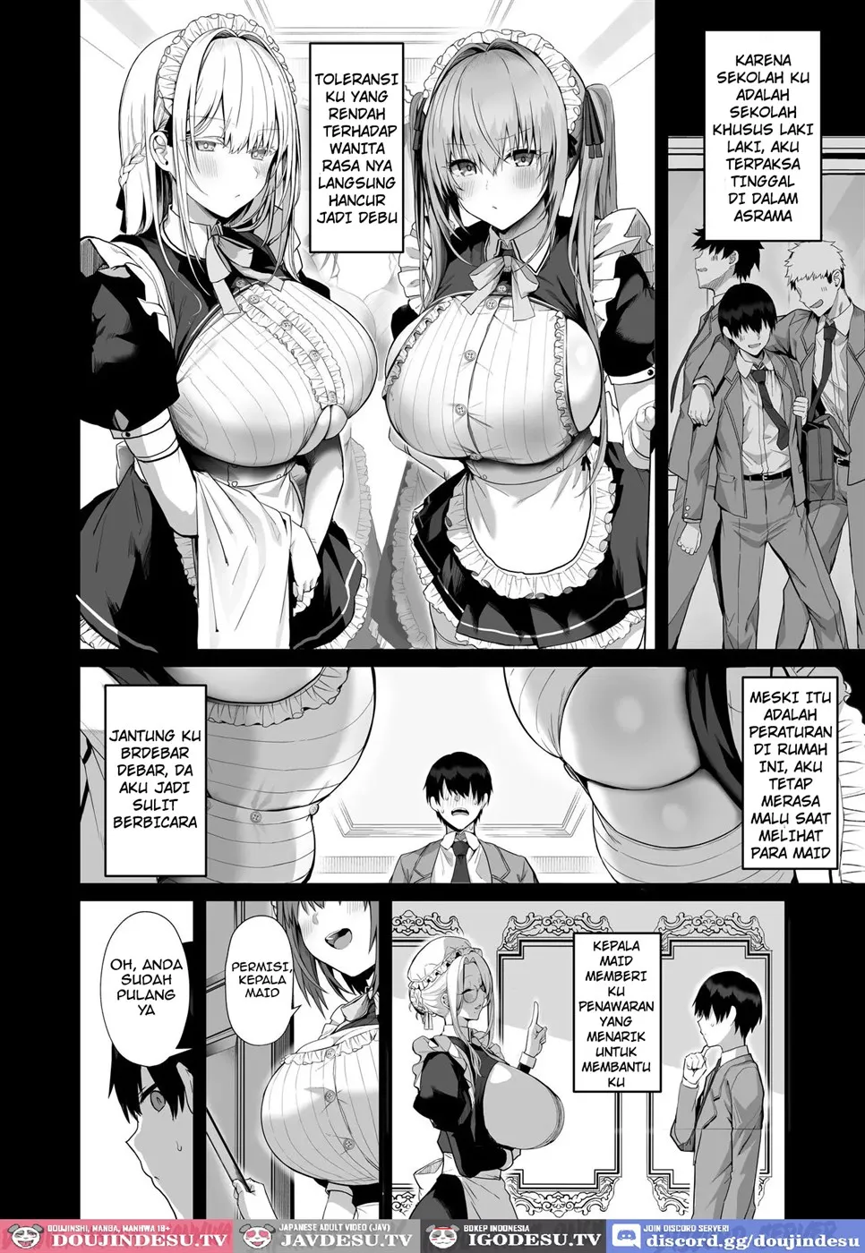 Love Maid -Yasashikute Amaama na Kyonyuu Ero Maid San to SEX Shimakuru Ohanashi- Chapter 1