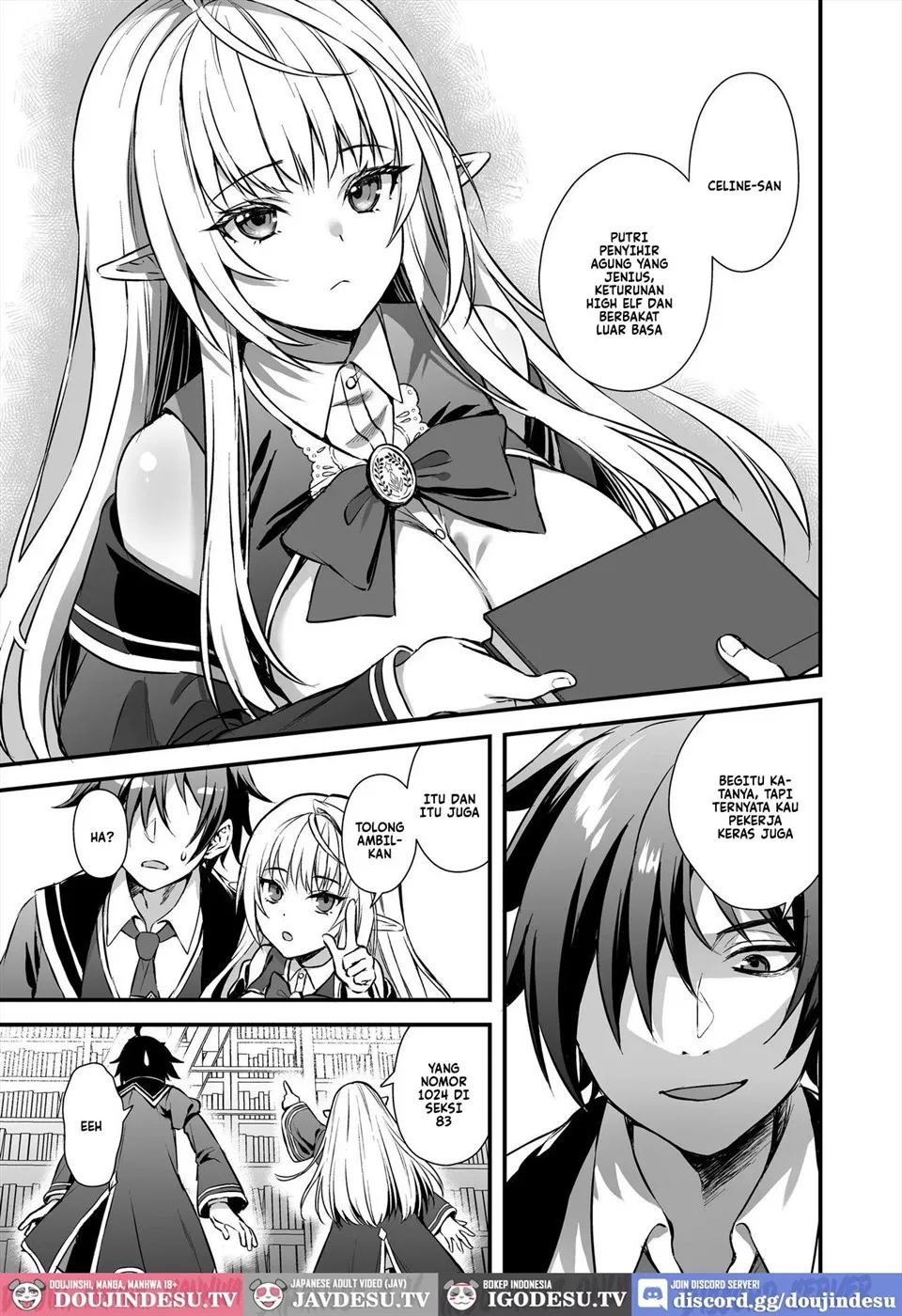 Mahou Gakuin no Ochikobore. Tensai Elf Shou Chapter 1