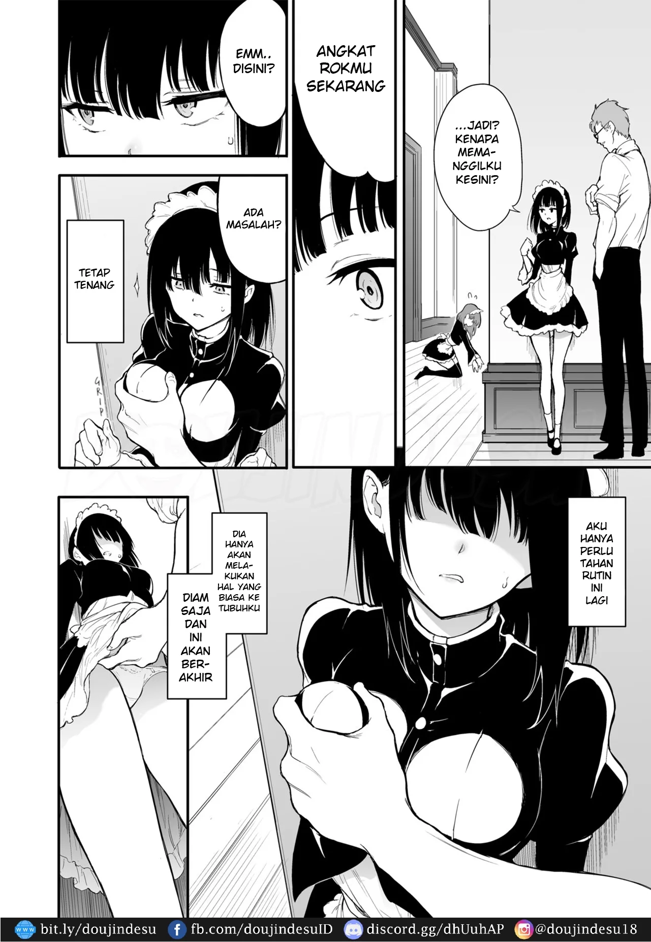 Maid Kyouiku. -Botsuraku Kizoku Rurikawa Tsubaki- Chapter 3