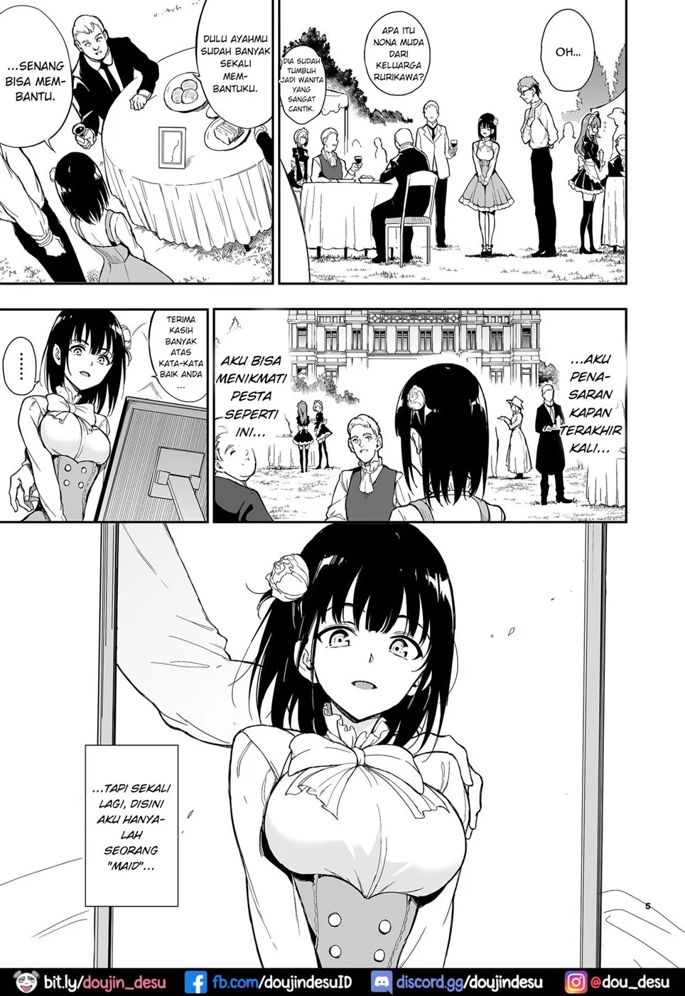 Maid Kyouiku. -Botsuraku Kizoku Rurikawa Tsubaki- Chapter 5
