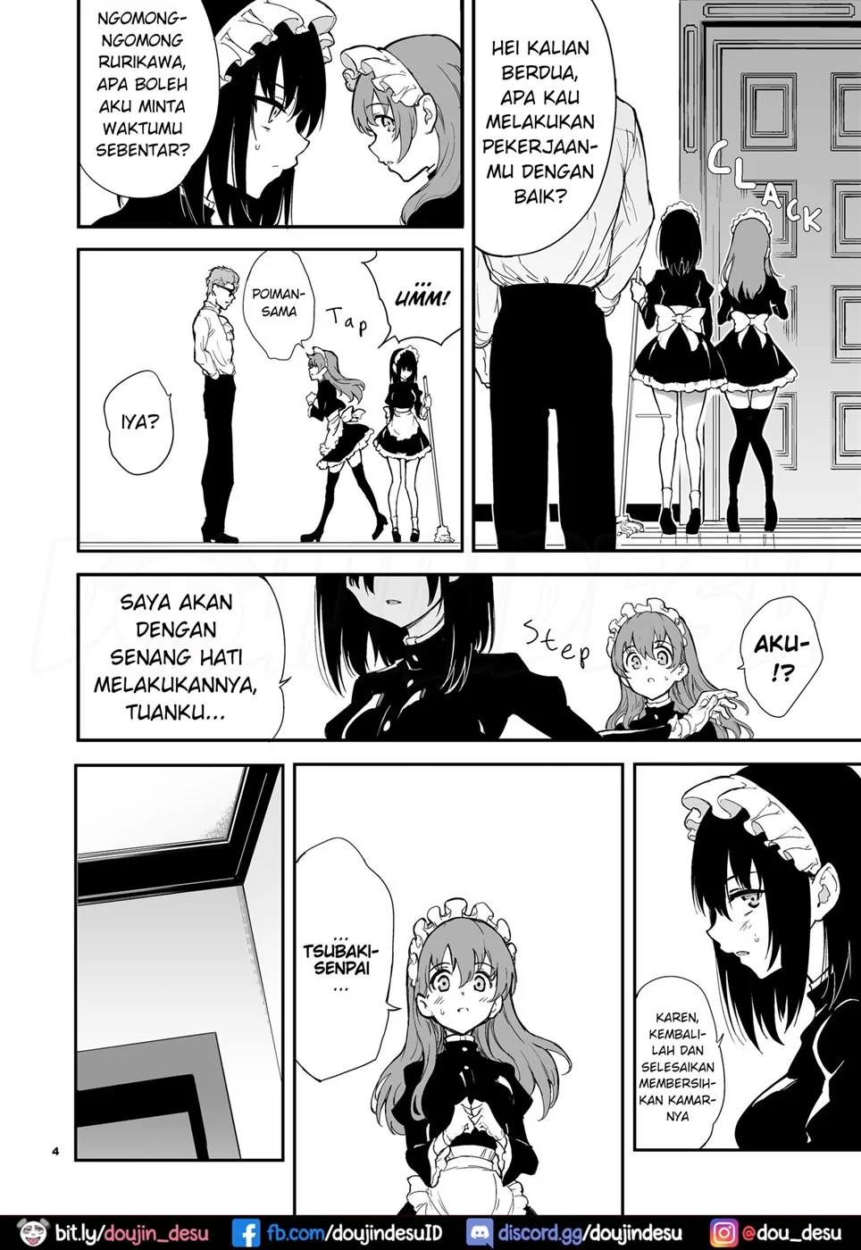 Maid Kyouiku. -Botsuraku Kizoku Rurikawa Tsubaki- Chapter 4