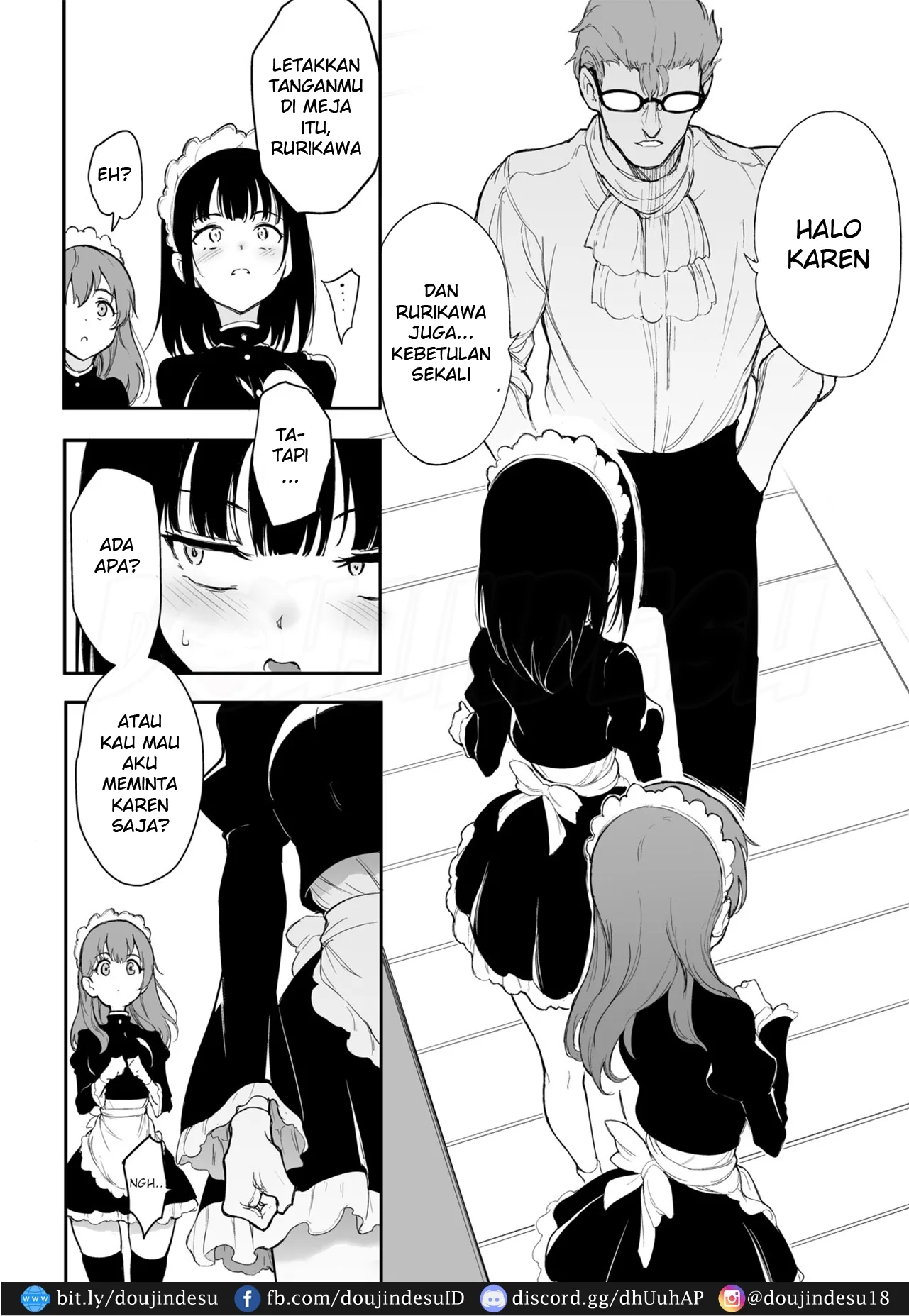 Maid Kyouiku. -Botsuraku Kizoku Rurikawa Tsubaki- Chapter 3