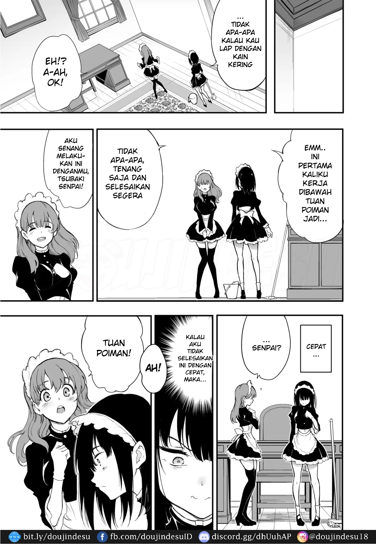 Maid Kyouiku. -Botsuraku Kizoku Rurikawa Tsubaki- Chapter 3