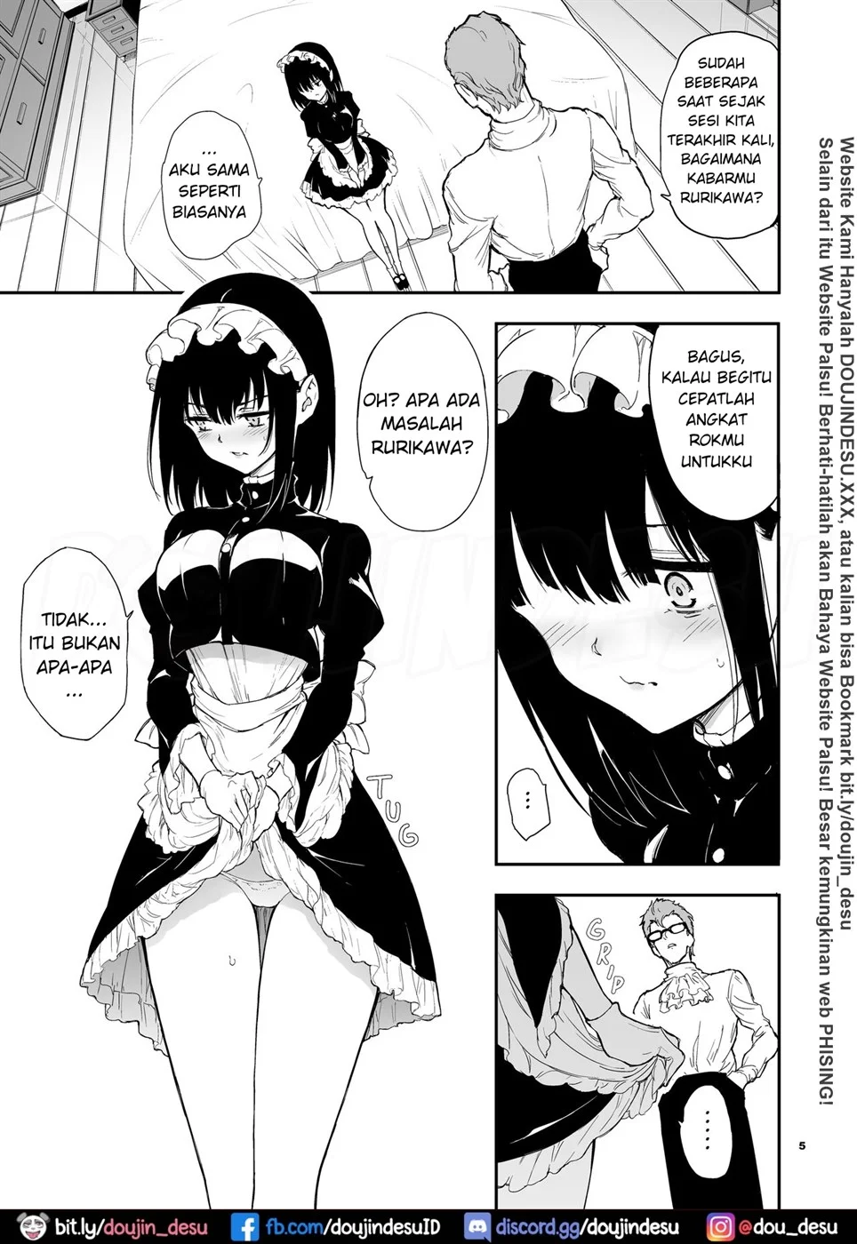 Maid Kyouiku. -Botsuraku Kizoku Rurikawa Tsubaki- Chapter 4
