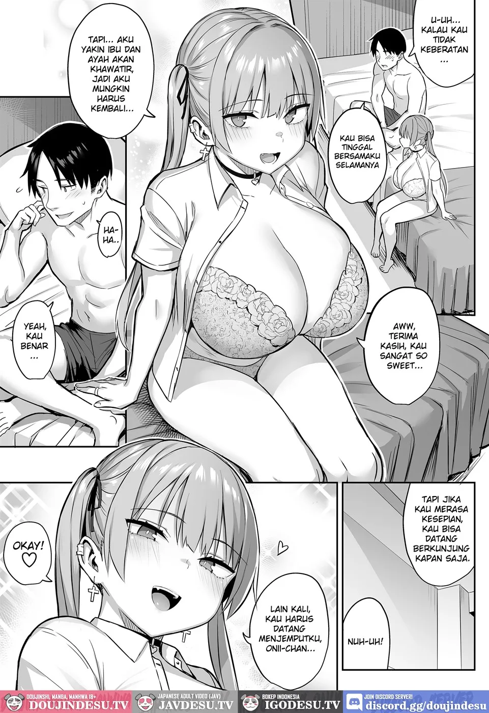 Moto InCha no Kyonyuu Yariman Imouto ga Erosugite, Onii-chan wa Mou…!! Chapter 4