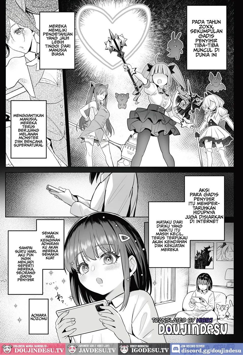 Moto Mahou Shoujo no Shigoto Hanashi Ao Chapter 1