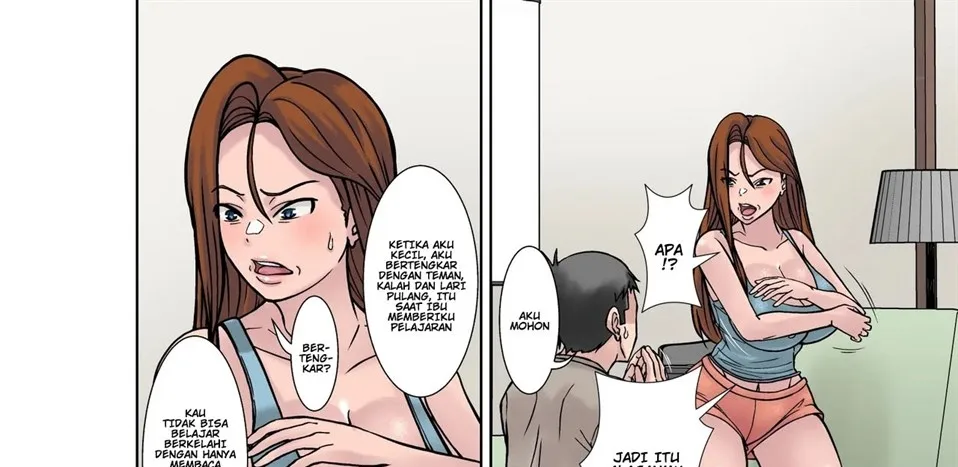 Moto Yan Mama ga Mizukara no Karada de Musuko Futari ni Hodokosu Seikyouiku! Chapter 1