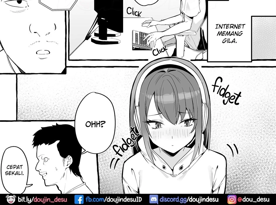 Net de Deatta Kyonyu Kanojo to Attara Shiboritoraremakutta Hanashi. Chapter 1