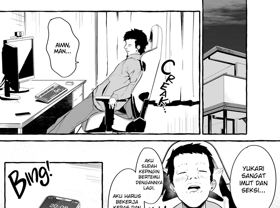 Net de Deatta Kyonyu Kanojo to Attara Shiboritoraremakutta Hanashi. Chapter 1