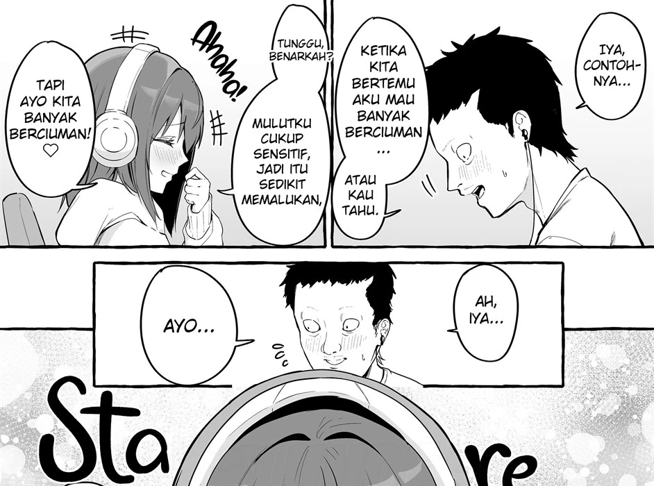 Net de Deatta Kyonyu Kanojo to Attara Shiboritoraremakutta Hanashi. Chapter 1