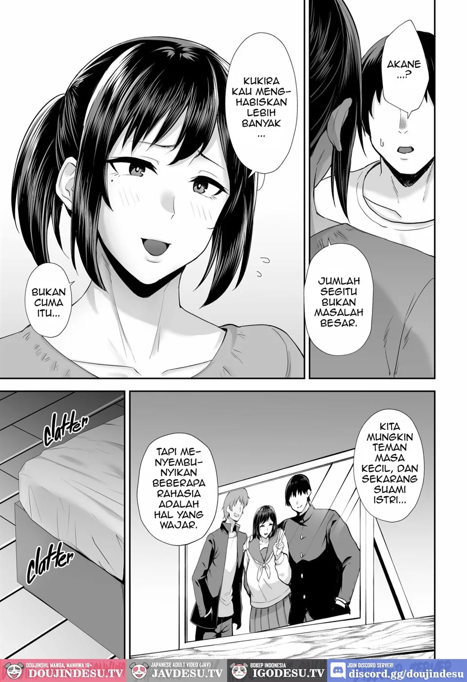 Netorareta Bakunyuu Osananajimi Tsuma Akane -Mukashikkara Shinyuu (SeFri) To Yarimakuri Deshita W- Chapter 1