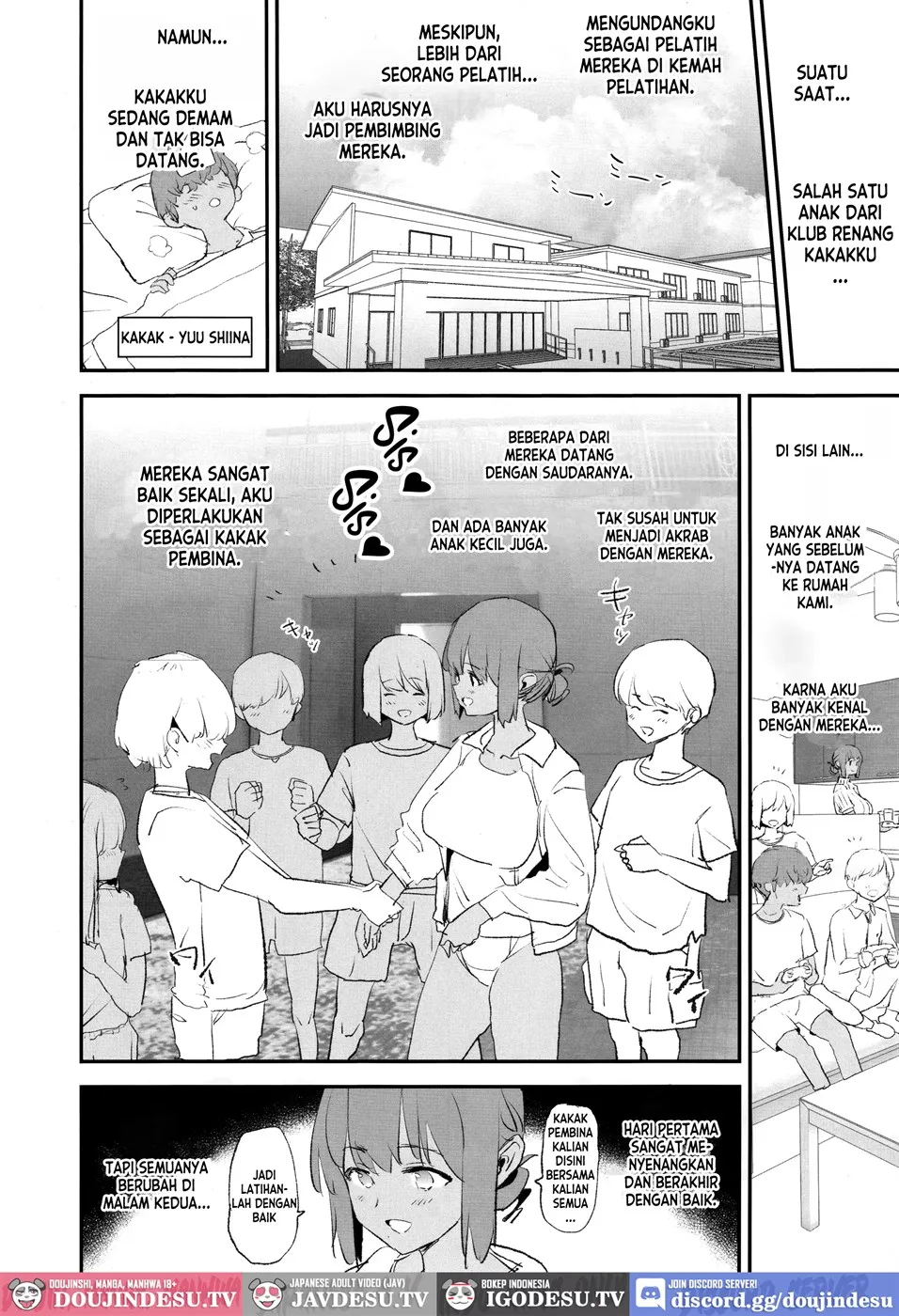 Onaho Gasshuku Saimin Dosukebe Interview Shiina Senpai Chapter 1