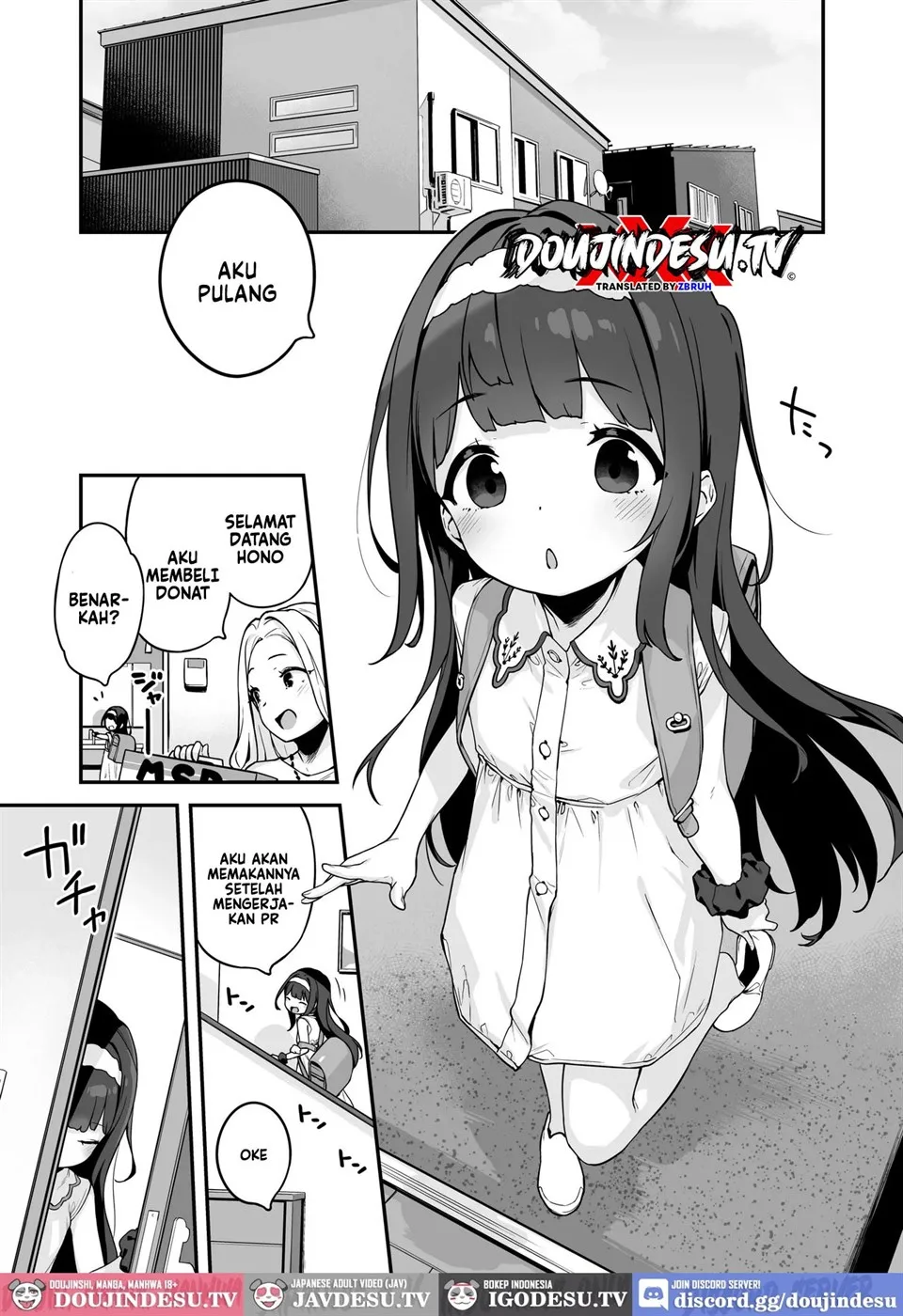 Onanie Daisuki Honoka-chan wa Katekyo Chinpo o Benkyou Shitai! Chapter 1