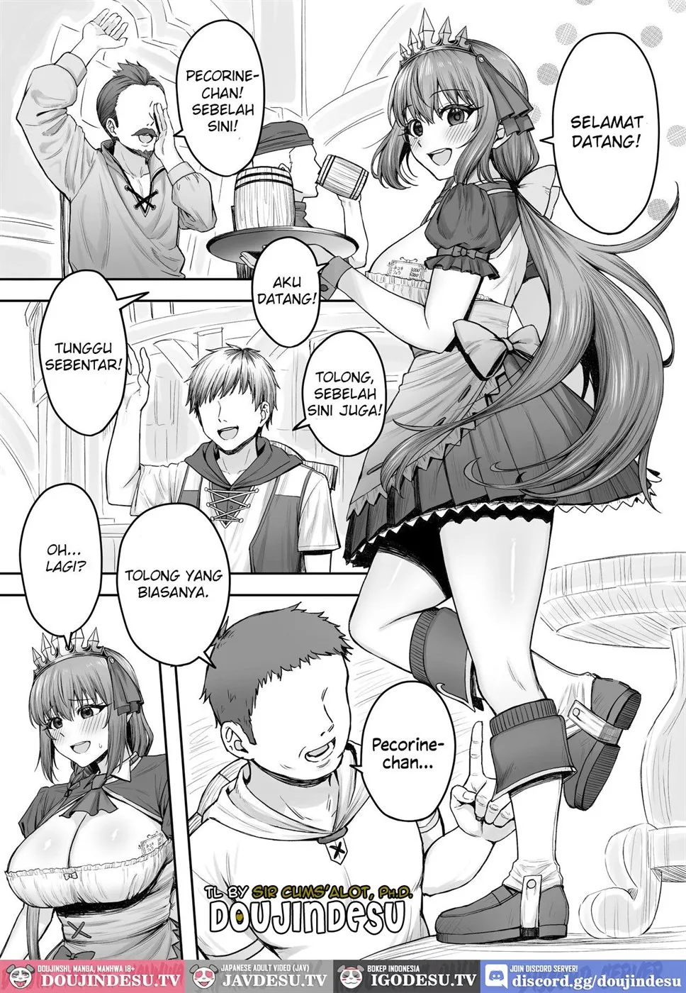 Pecorine no Beit-saki ni wa Ura Menu ga Arurashii Chapter 1