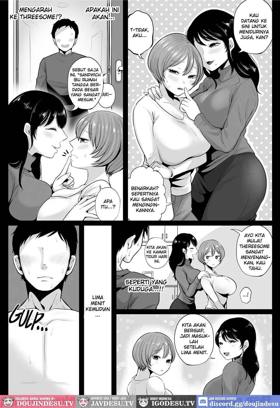 Rinjin no Mucchiri Erozuma Hame Kurabe Chapter 1