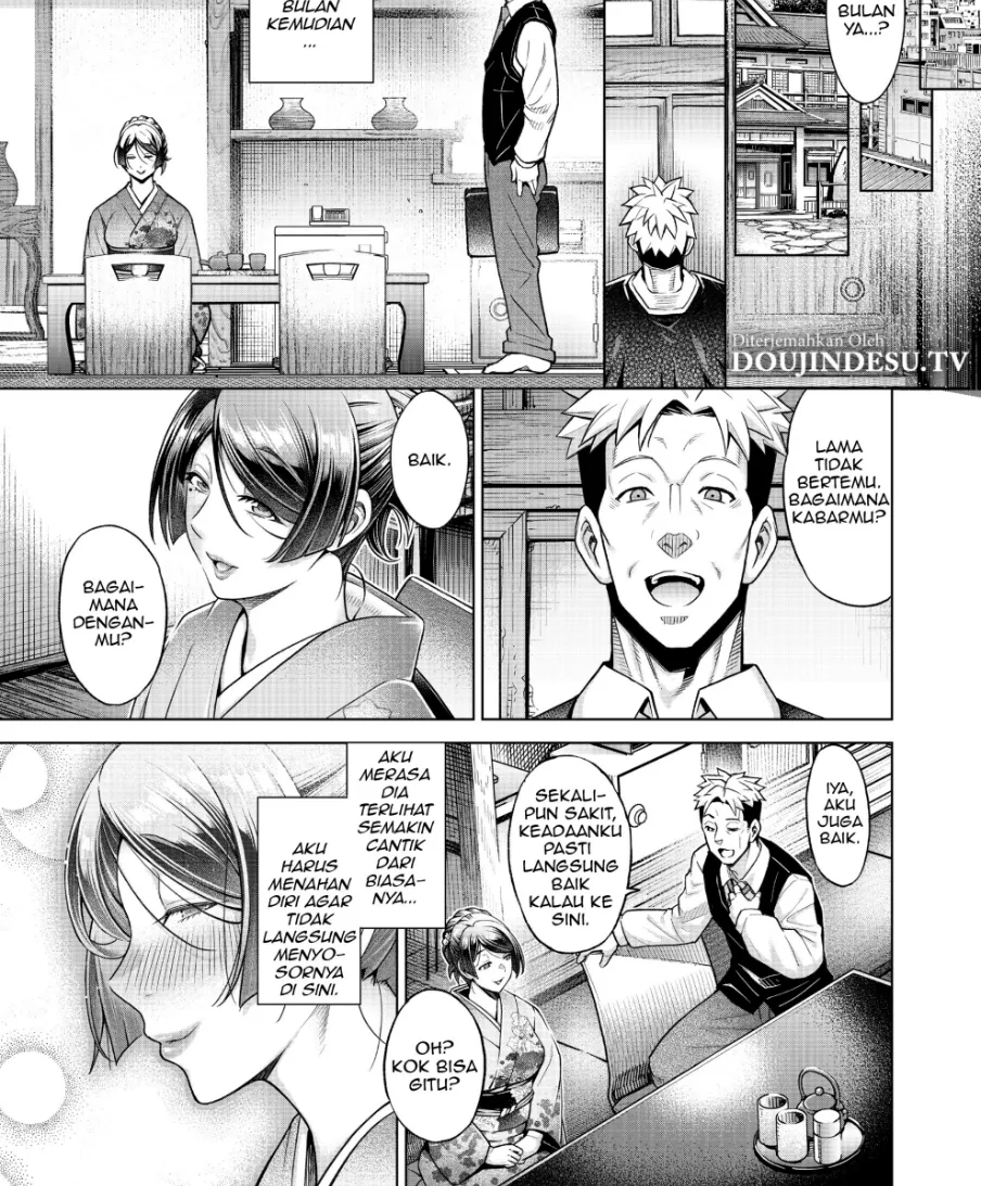 Shinise Onsen Ryokan no Wakaokami wa Akireru Hodo Sex ga Suki Chapter 4